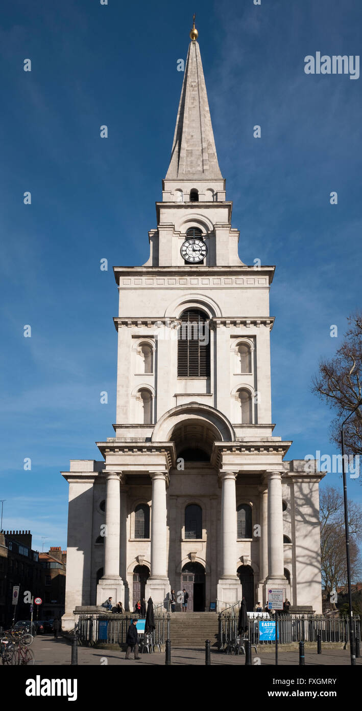 La Chiesa di Cristo Spitalfields, Londra Foto Stock