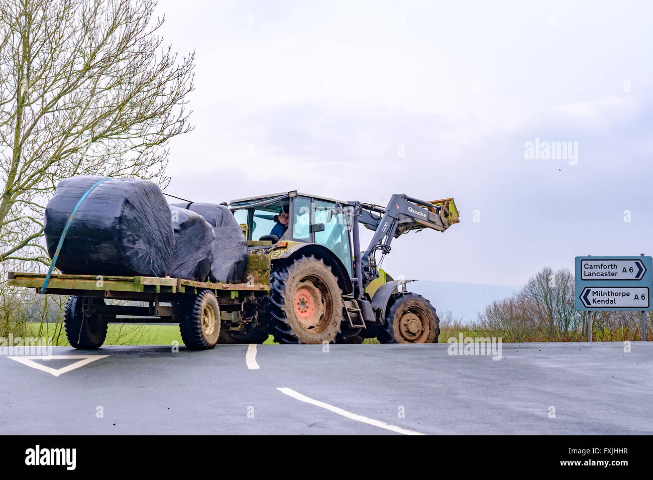 Trattore agricolo Foto Stock