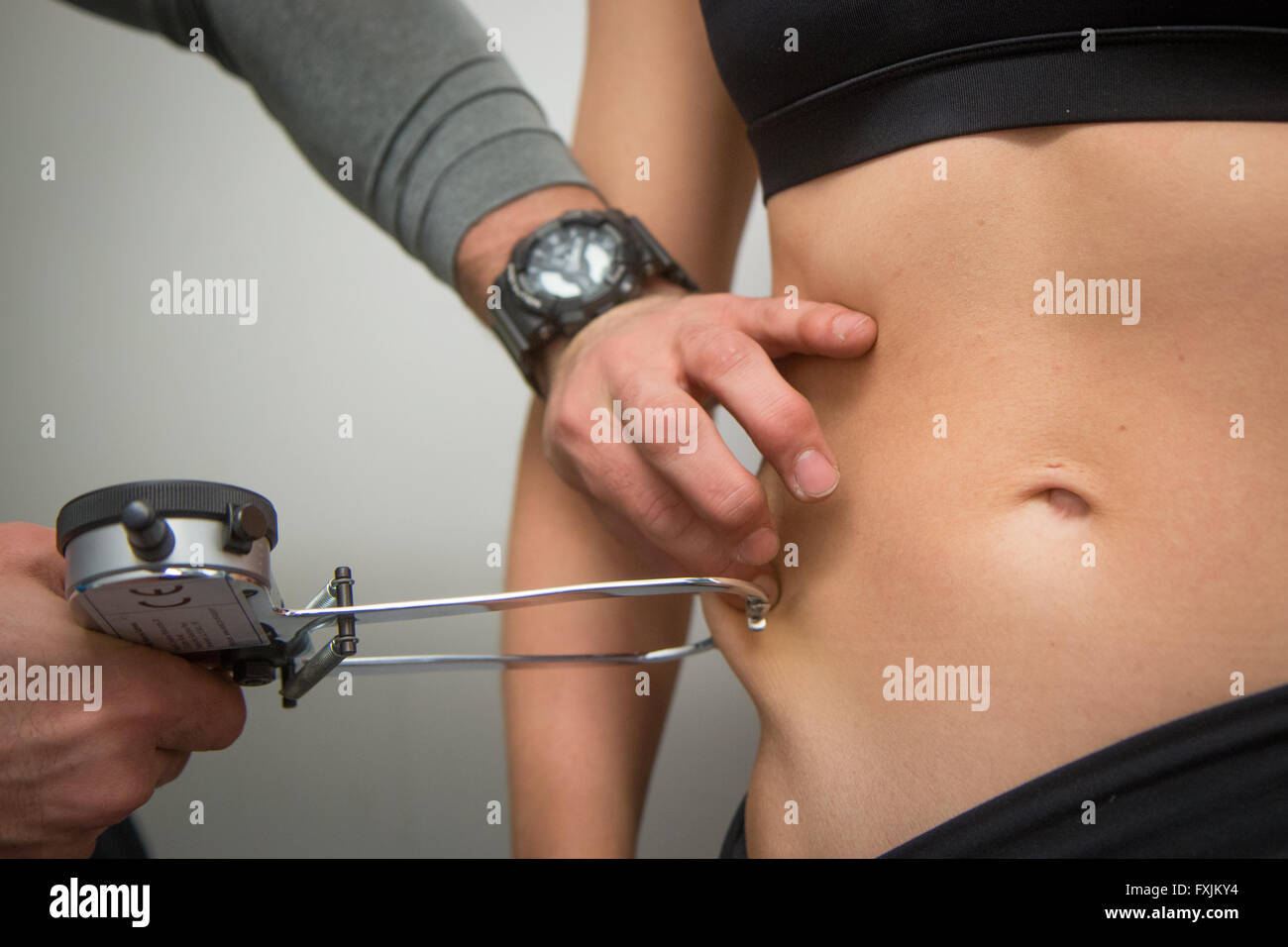 Misura di BMI Foto Stock