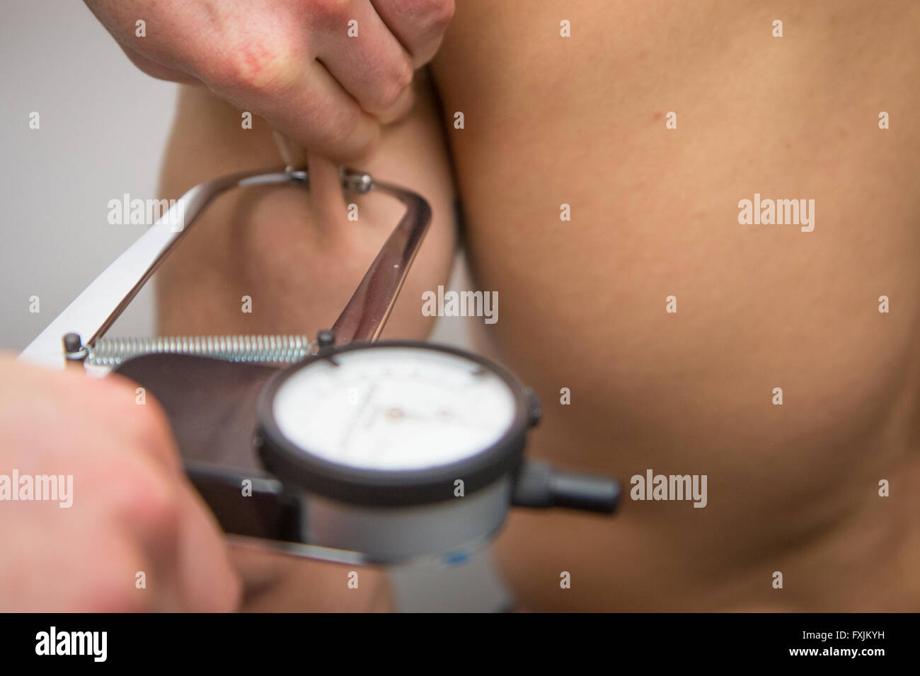 Misura di BMI Foto Stock