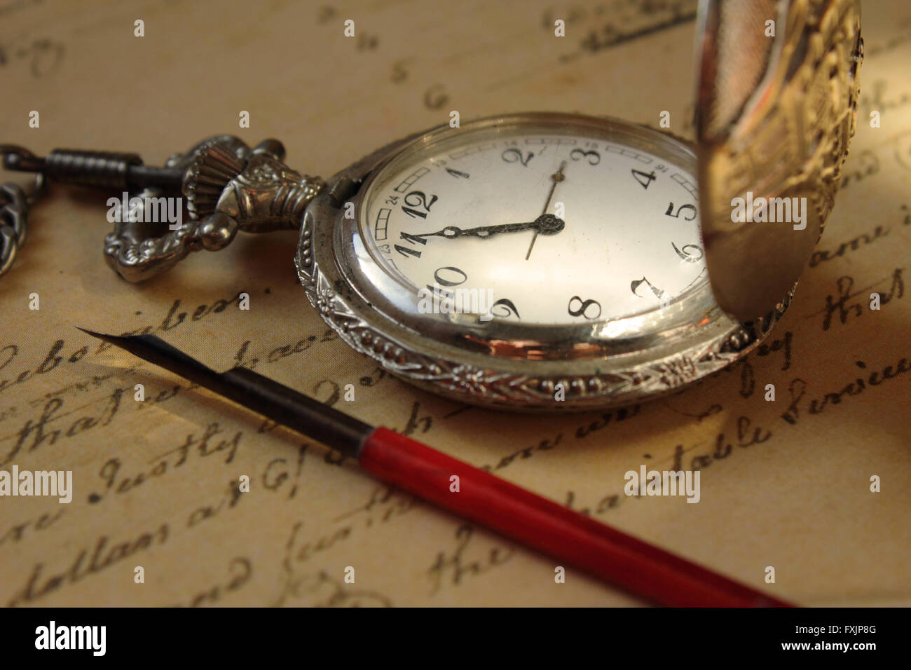 Gli elementi da vecchi tempi Foto Stock