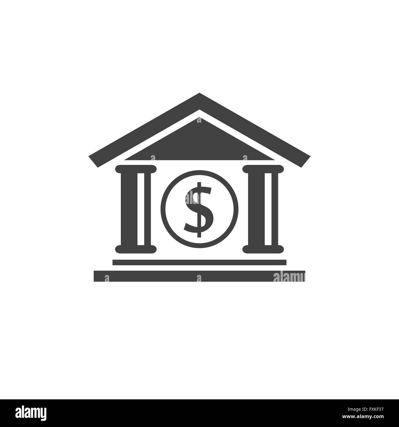 icona della banca Illustrazione Vettoriale