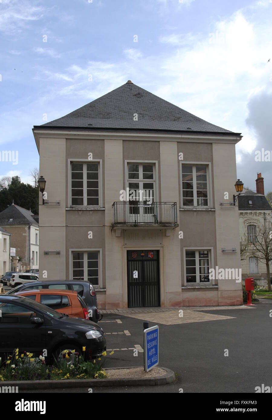 Esterno di Luynes Hotel de Ville Francia Aprile 2016 Foto Stock