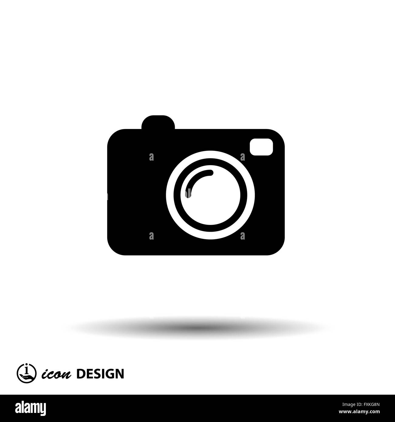 Il pittogramma di fotocamera Illustrazione Vettoriale