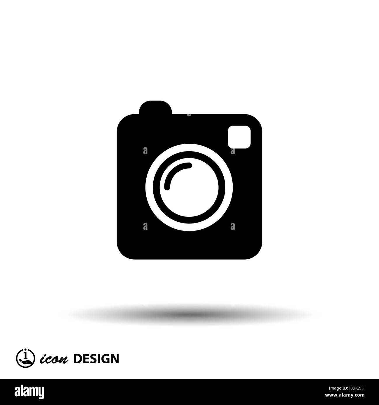 Il pittogramma di fotocamera Illustrazione Vettoriale