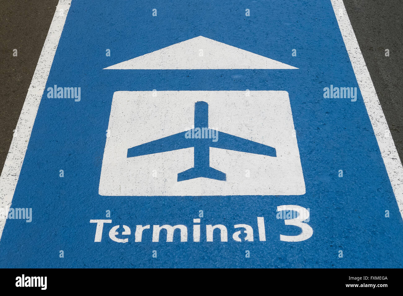 Digital Signage per il Terminal 3 dell'Aeroporto di Narita in Giappone Foto Stock