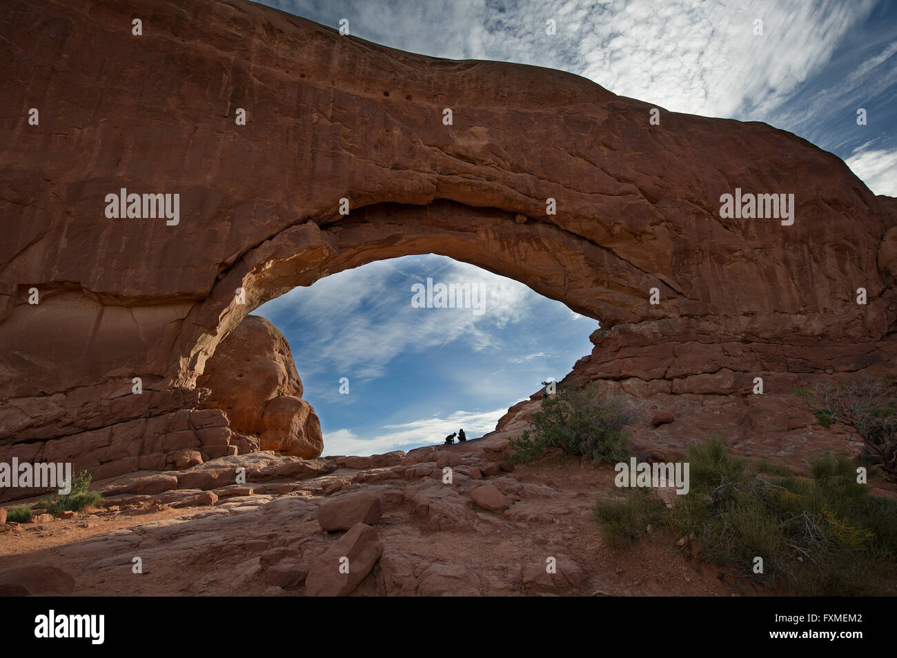 Parco Nazionale di Arches, Grand County, Utah, Stati Uniti Foto Stock