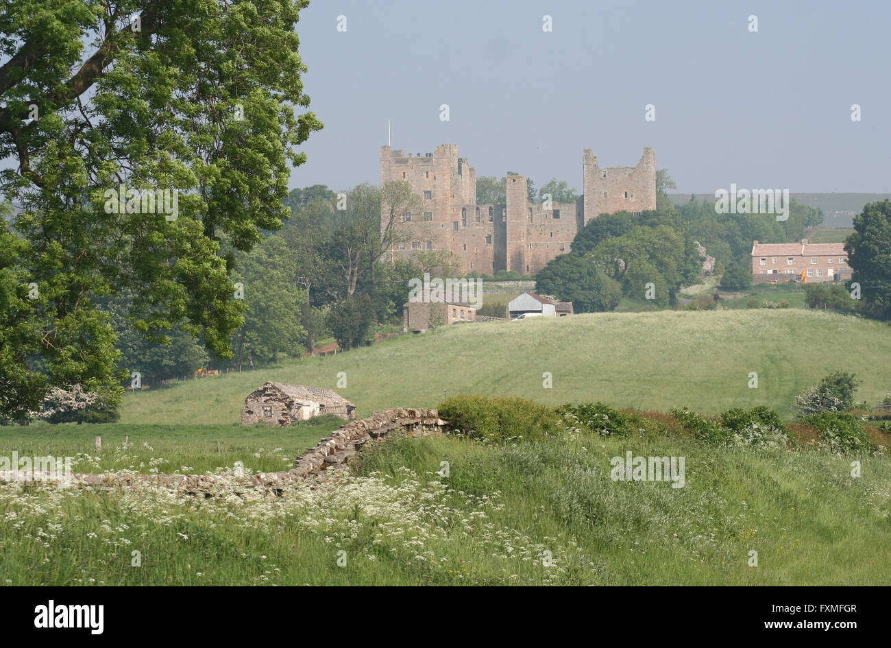 Castle Bolton Wensleydale Foto Stock