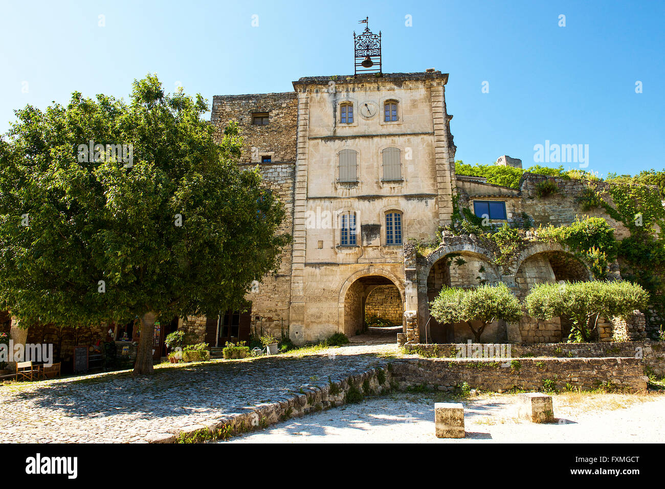 Vista di Opedo-le-Vieux, Francia Foto Stock