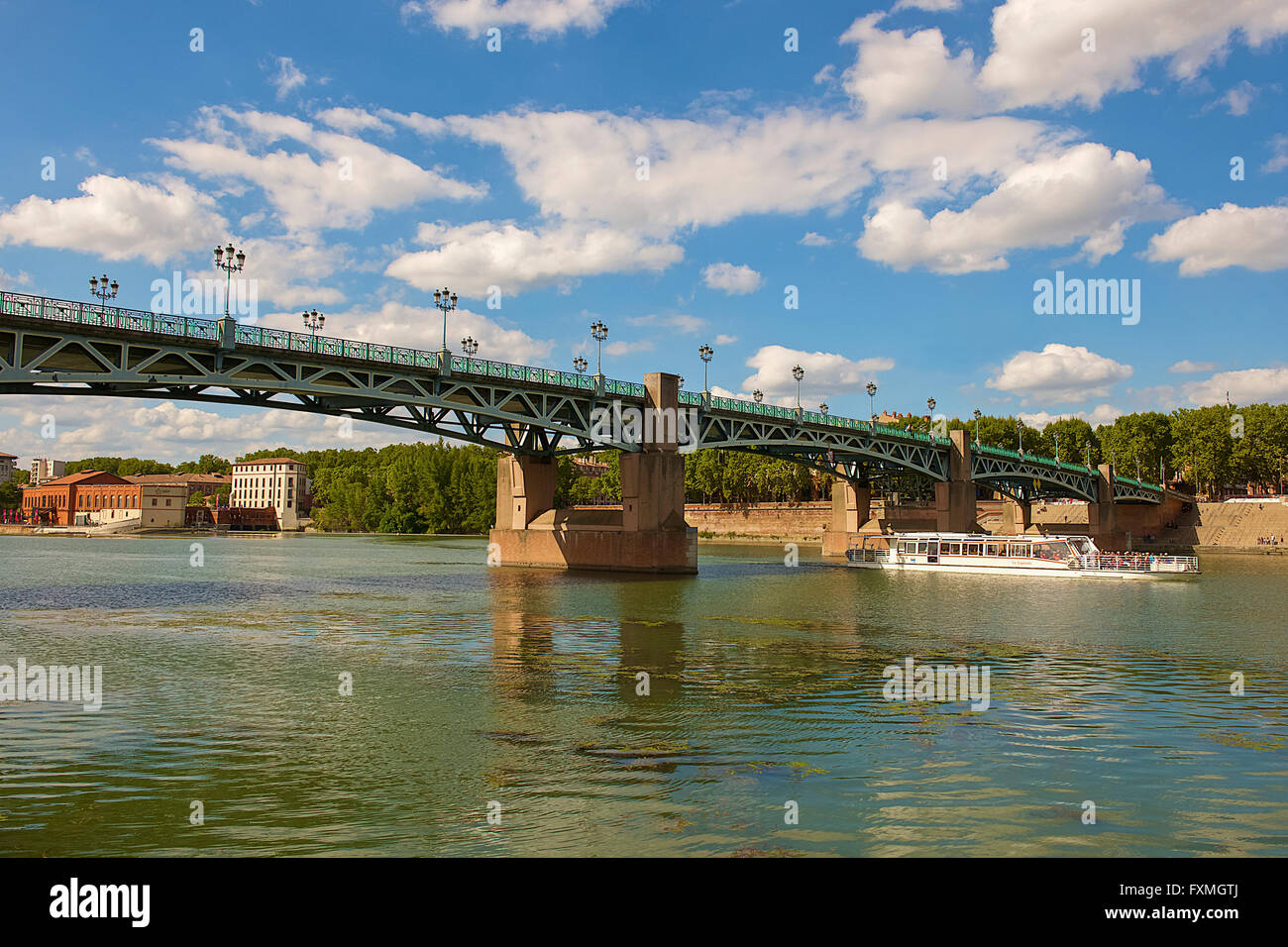 Il Pont Saint Pierre, Toulouse, Francia Foto Stock