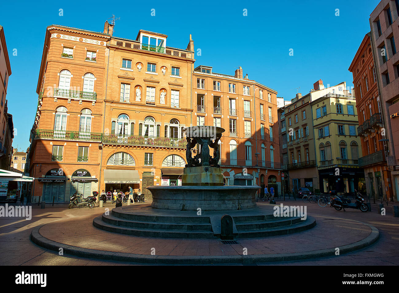 La Charité Square, Toulouse, Francia Foto Stock