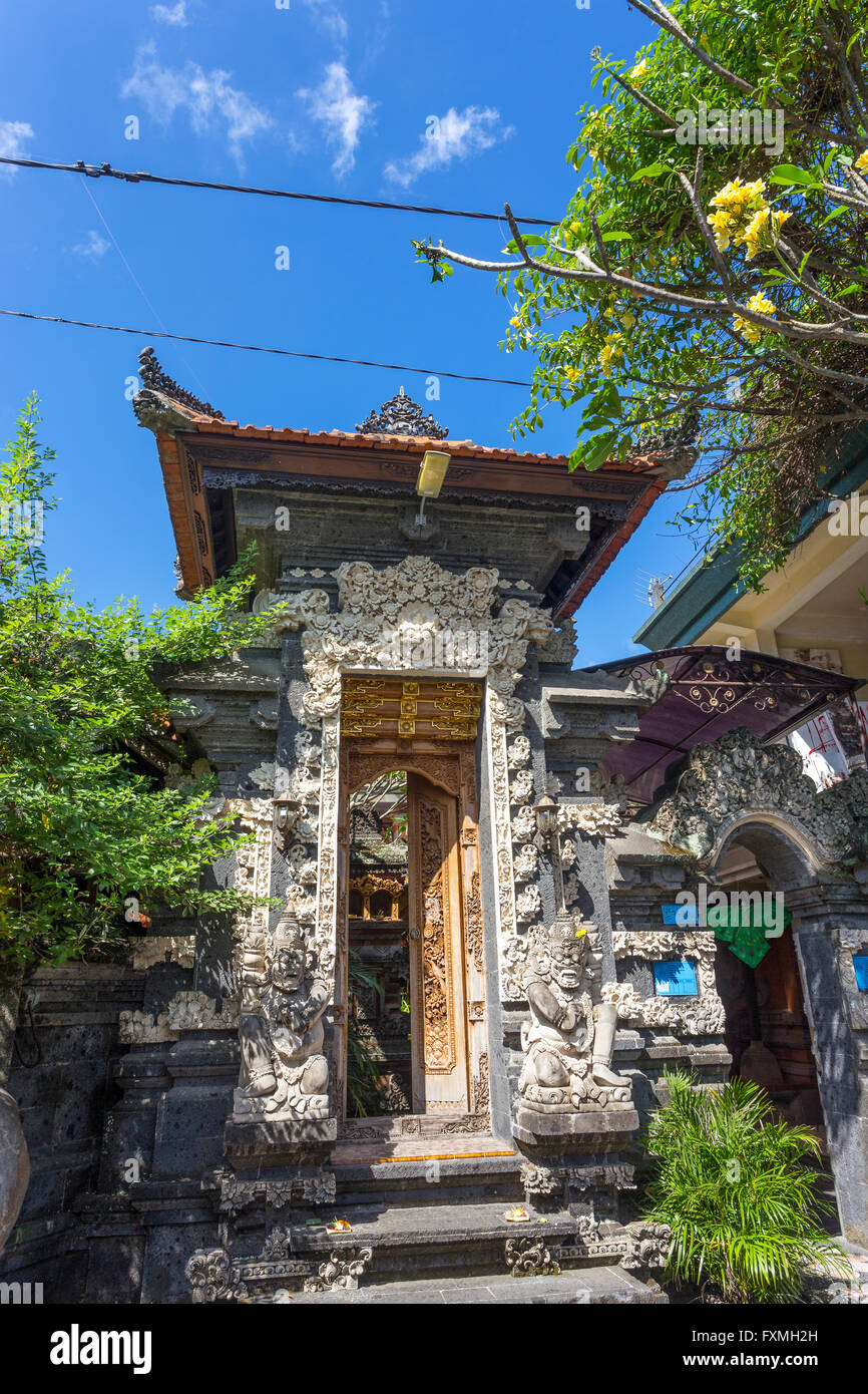 Architettura tradizionale in Ubud, Bali, Indonesia Foto Stock
