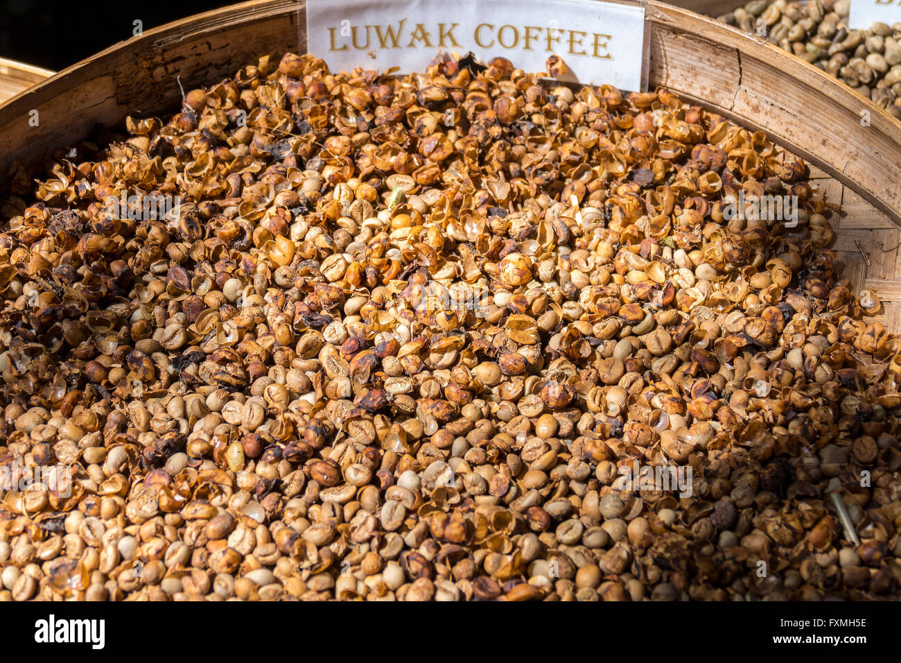 Sun secche Caffe Bean, Ubud, Bali, Indonesia Foto Stock