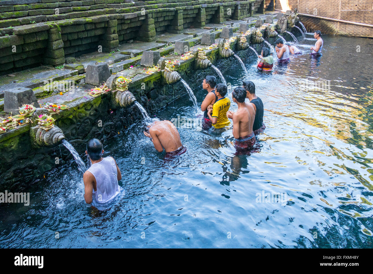 Santo Acqua di piscina, Ubud, Bali, Indonesia Foto Stock Santo Acqua di piscina, Ubud, Bali, Indonesia Foto Stock