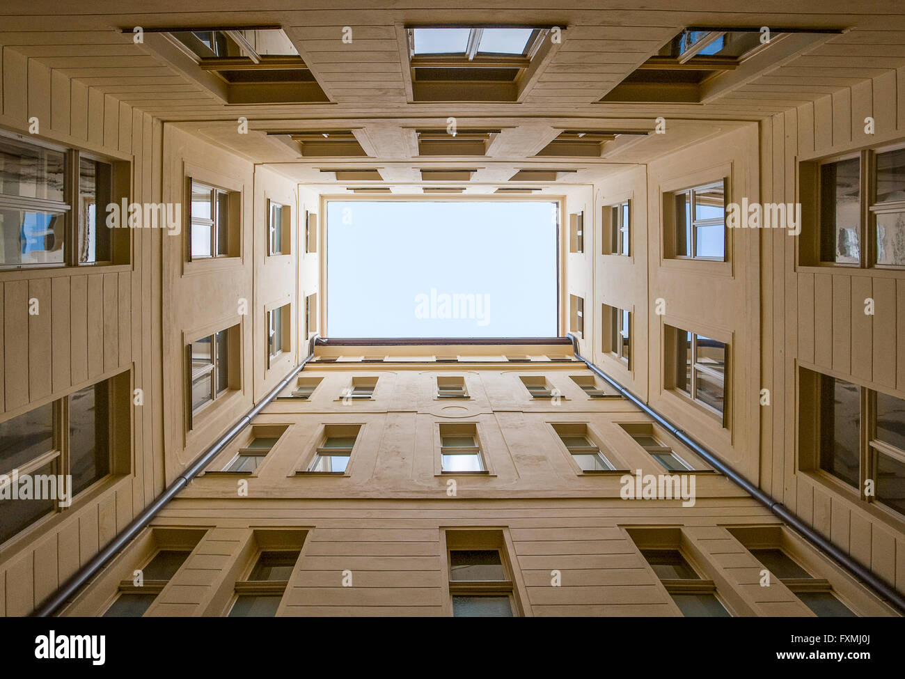 Dettagli architettonici visto a Praga, la capitale della Repubblica ceca Foto Stock