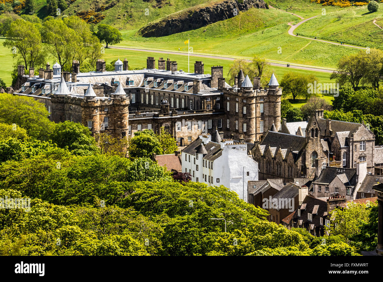 Punto di riferimento di Edimburgo - Holyrood Palace Foto Stock