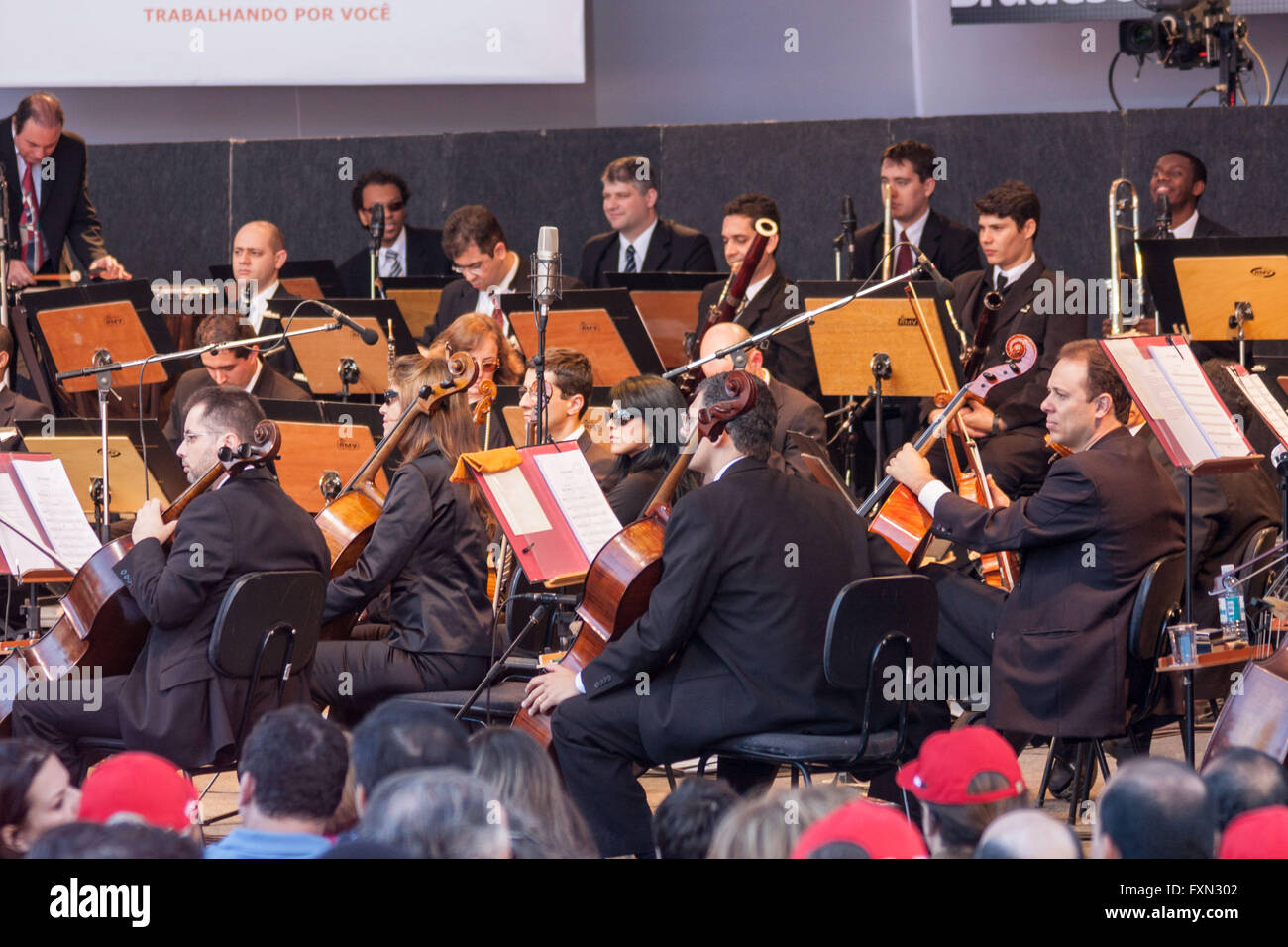 Osasco Orchestra in Campos do Jordao Brasile Foto Stock