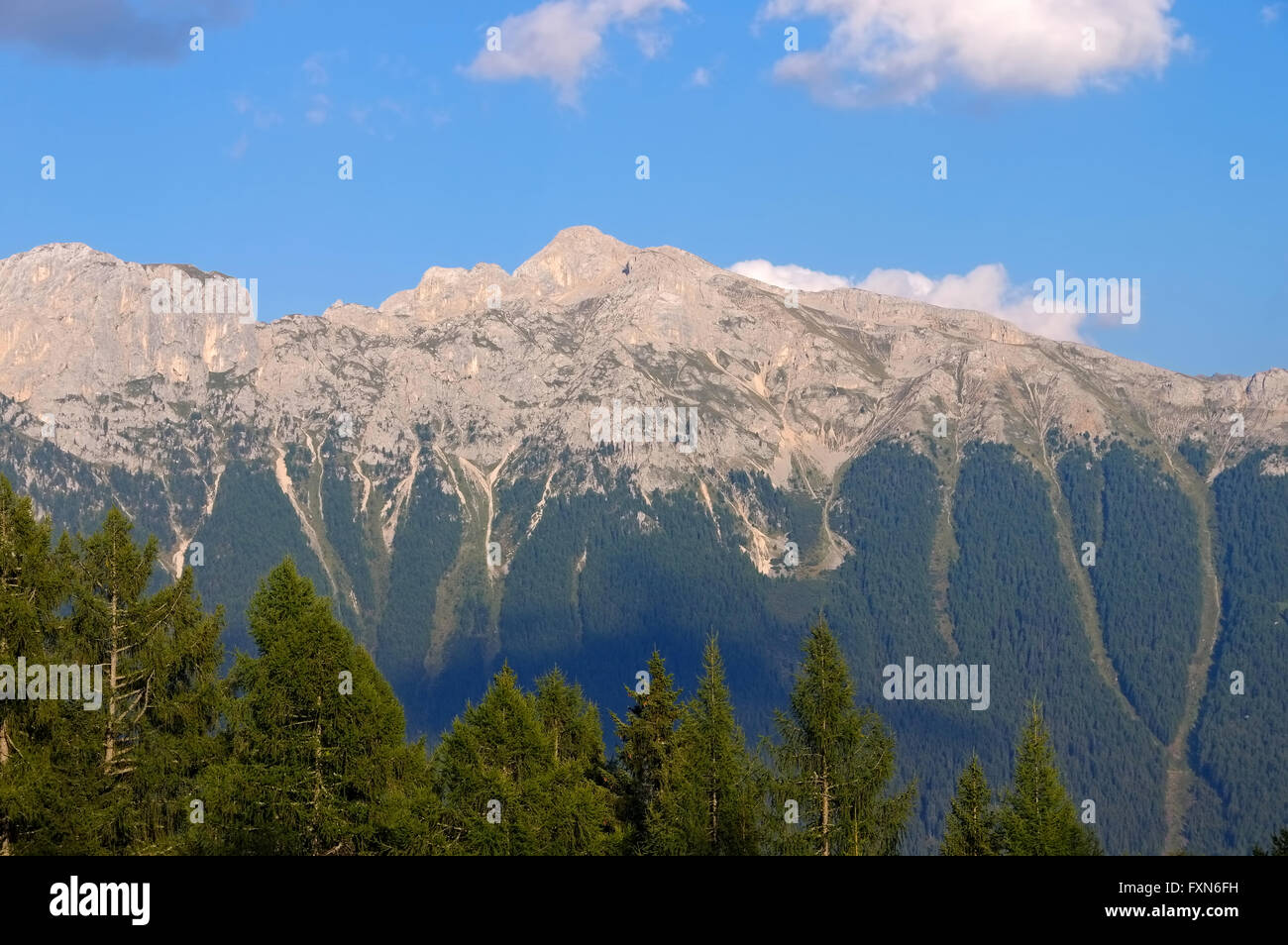 Monzonikamm in den italienischen Dolomiten - la Cima di undici in Dolomiti italiane Foto Stock