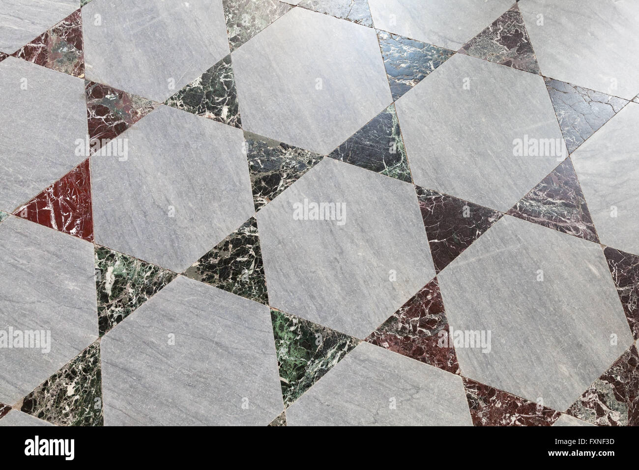 Antica pietra piastrellisti, poligonale modello geometrico Foto Stock