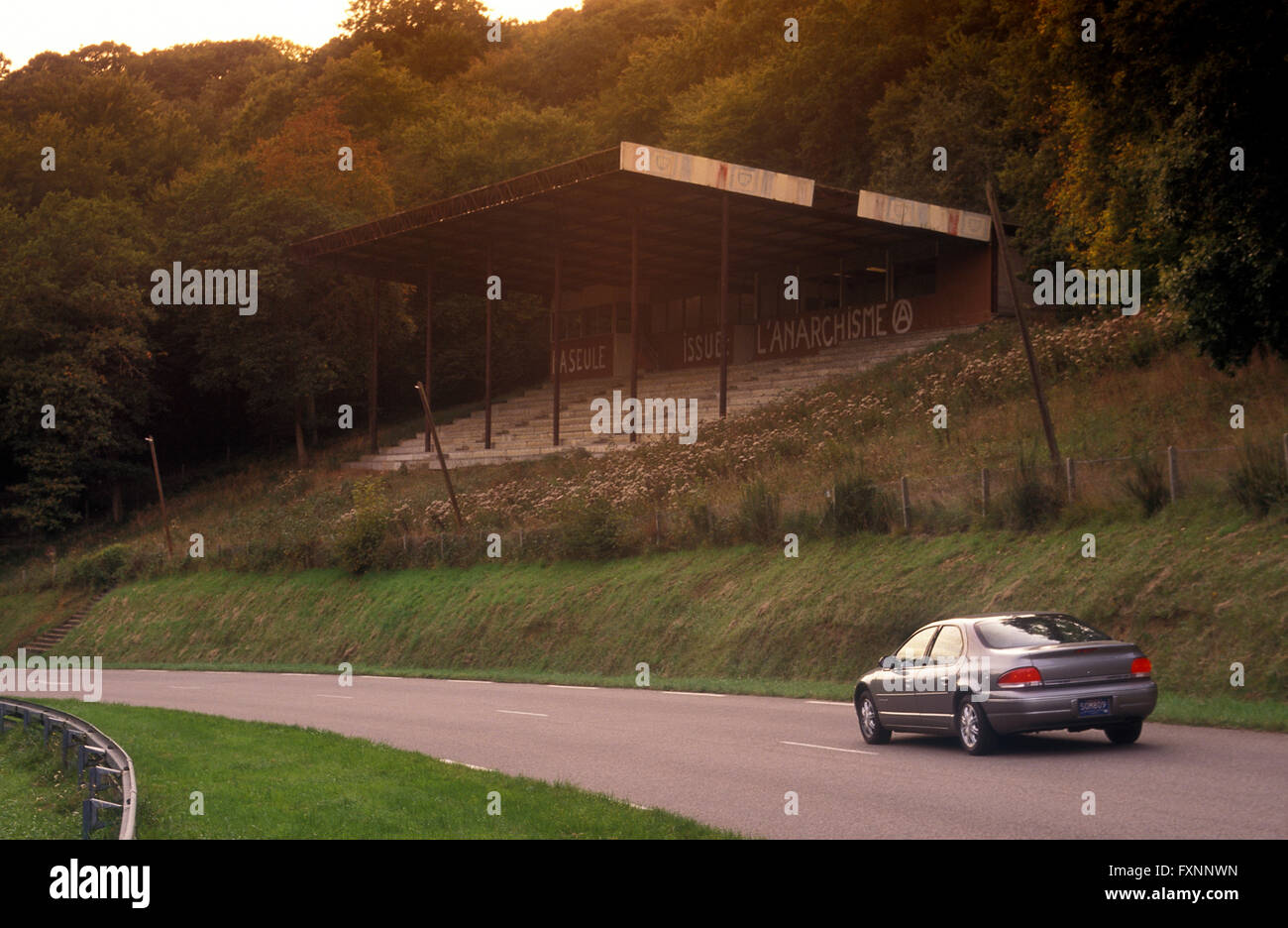 Rouen Les Essarts motor racing via Francia in 1994 Foto Stock