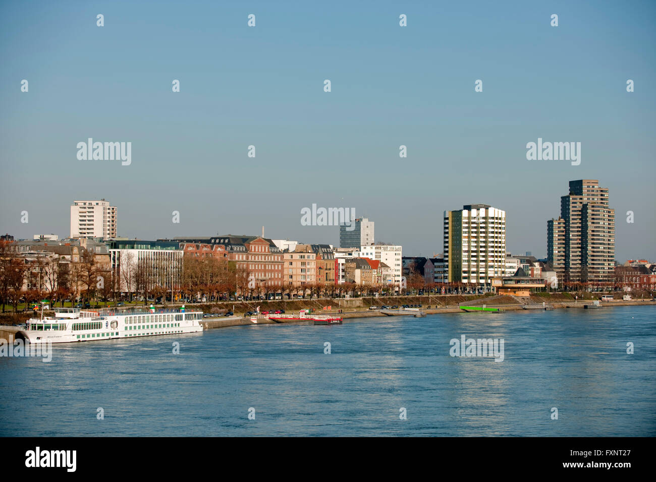 Köln, Konrad-Adenauer-Ufer Foto Stock