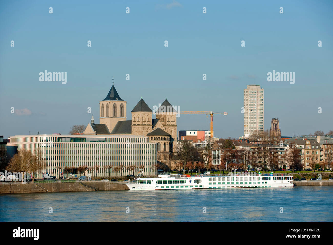 Köln, Konrad-Adenauer-Ufer Foto Stock