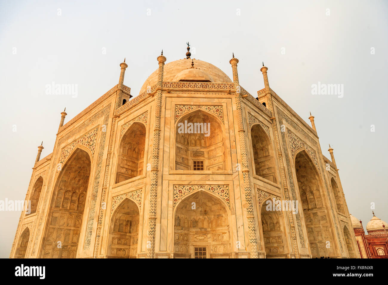 Taj Mahal, il famoso tempio in India Foto Stock