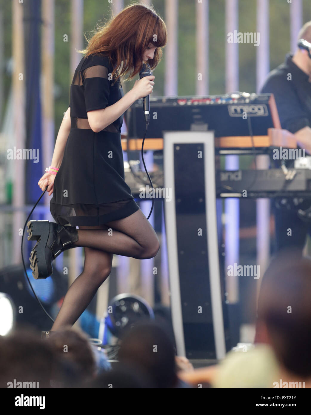 MTV Awards Woodies /10 per 16 al SXSW 2016 - presentano: Chvrches dove: Austin, Texas, Stati Uniti quando: 16 Mar 2016 Foto Stock