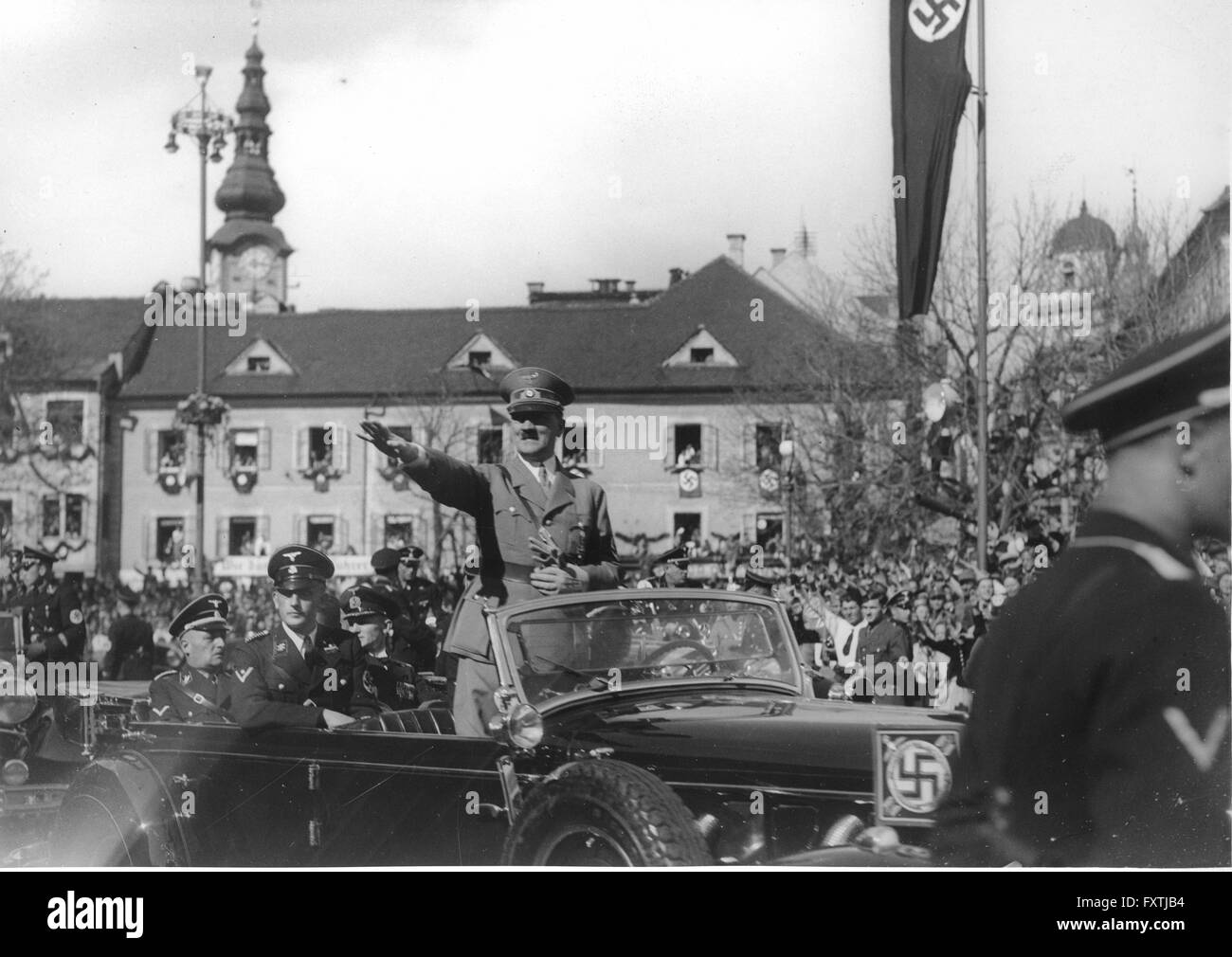 Hitler in Klagenfurt Foto Stock