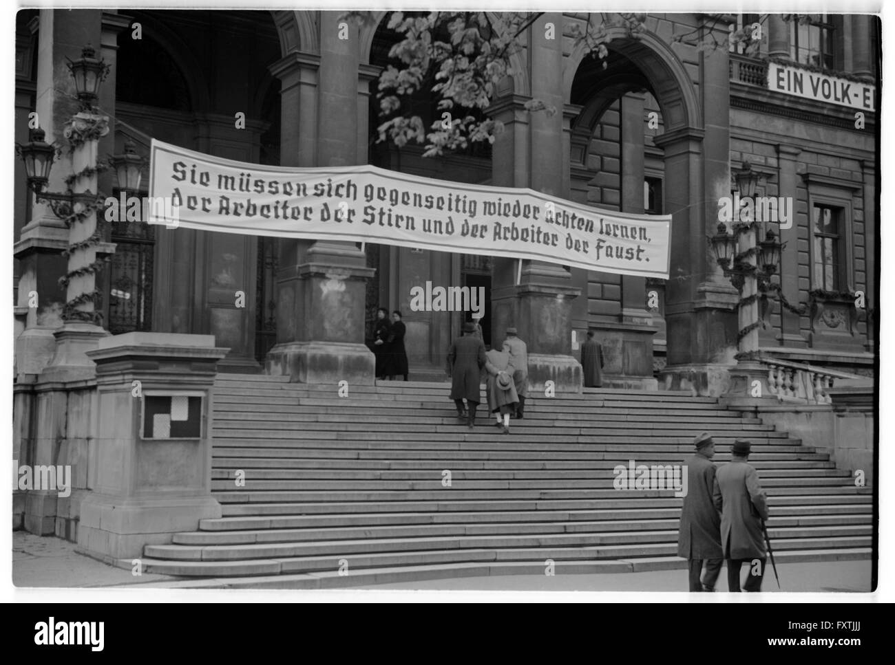 Erster Mai 1938 in Wien Foto Stock