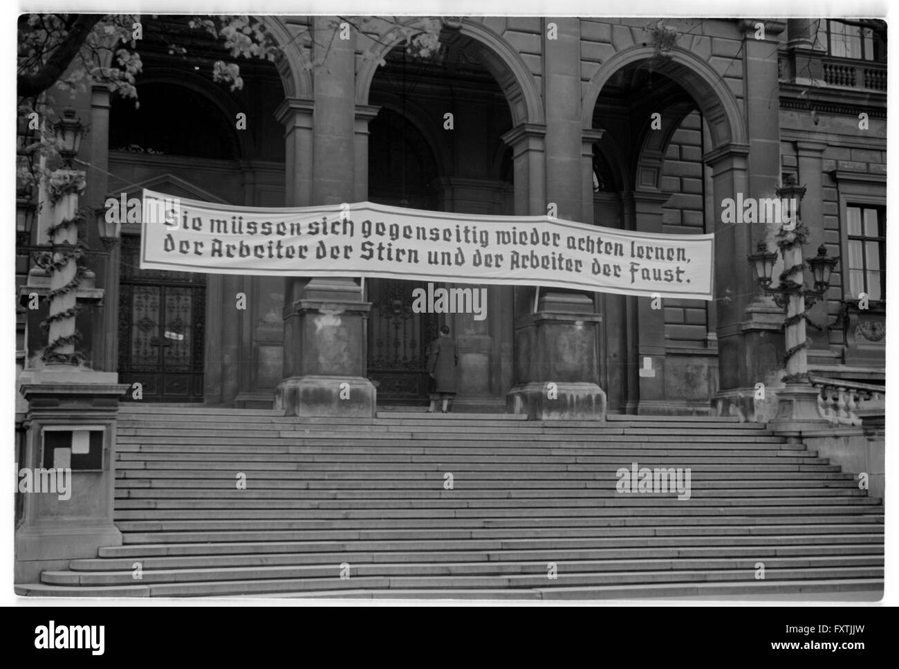 Erster Mai 1938 in Wien Foto Stock