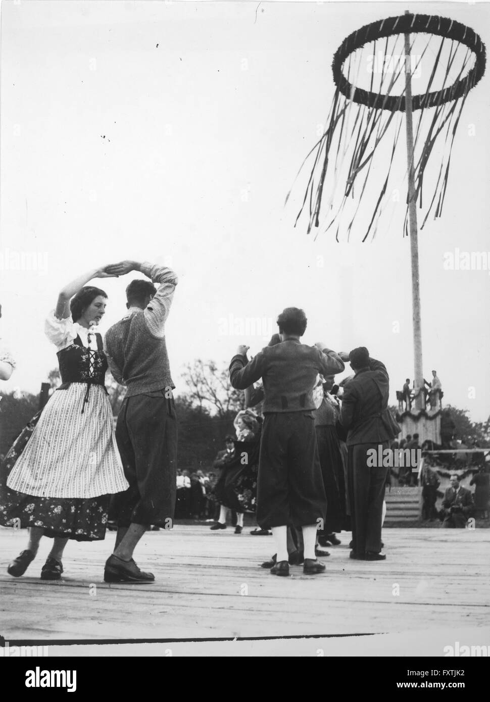 Erster Mai 1938 in Wien Foto Stock