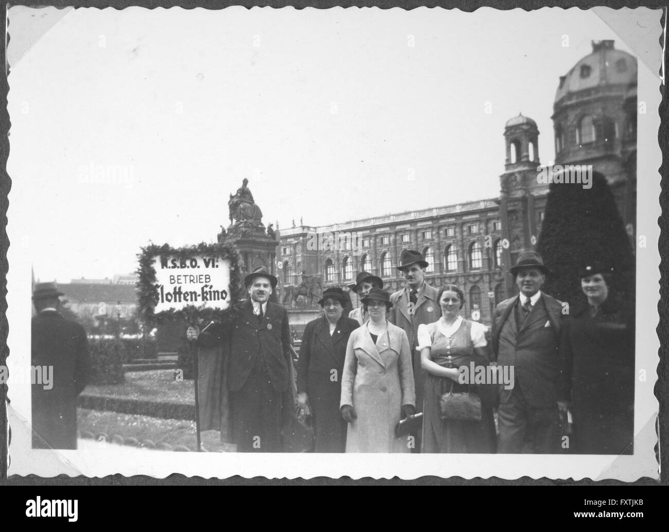 Erster Mai 1938 in Wien Foto Stock