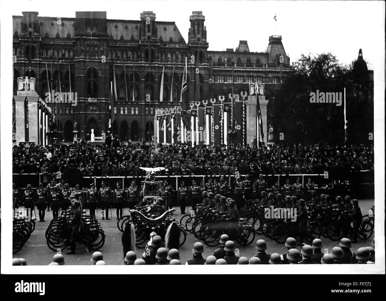 Ehrenparade der Wehrmacht Foto Stock
