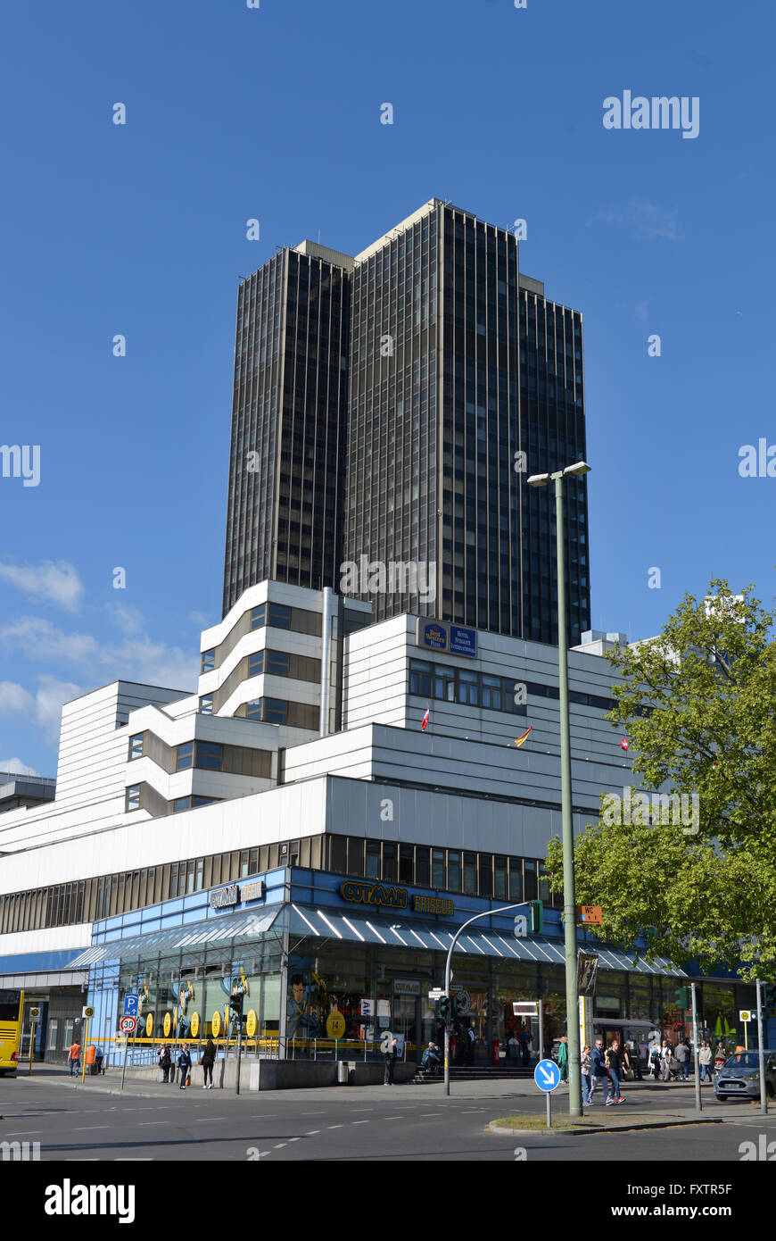 Hochhaus, Steglitzer Kreisler, Steglitz Berlino, Deutschland Foto Stock