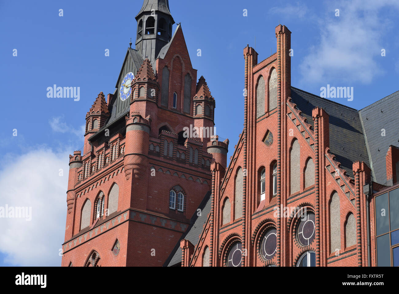 Altes Rathaus, Schlossstrasse, Steglitz Berlino, Deutschland Foto Stock