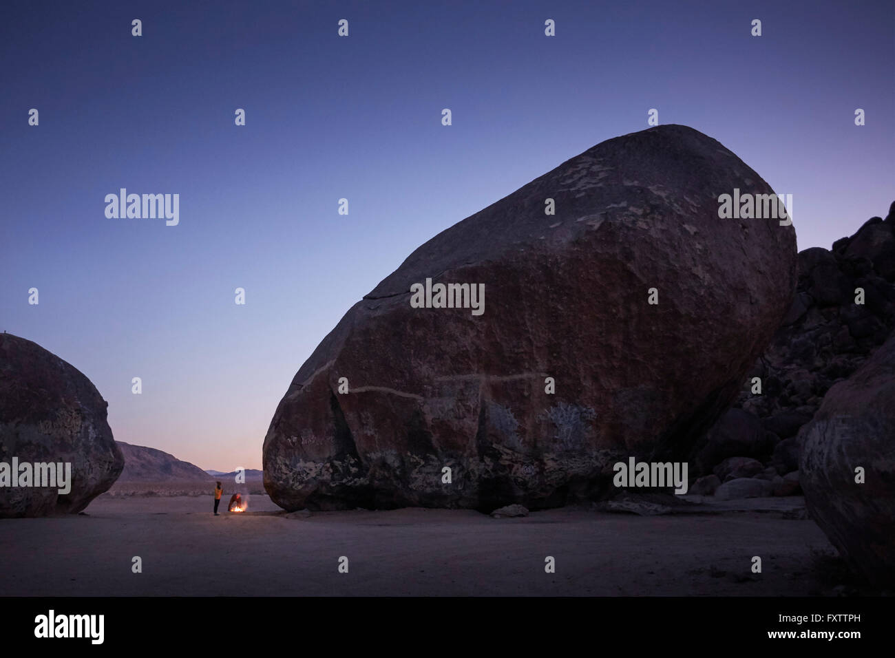 Roccia gigante, Yucca Valley, California Foto Stock