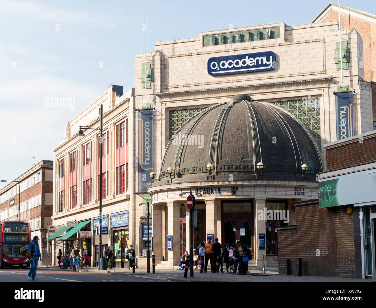 L'O2 Academy Venue in Brixton London è un grande Londra musica sala concerti. Foto Stock