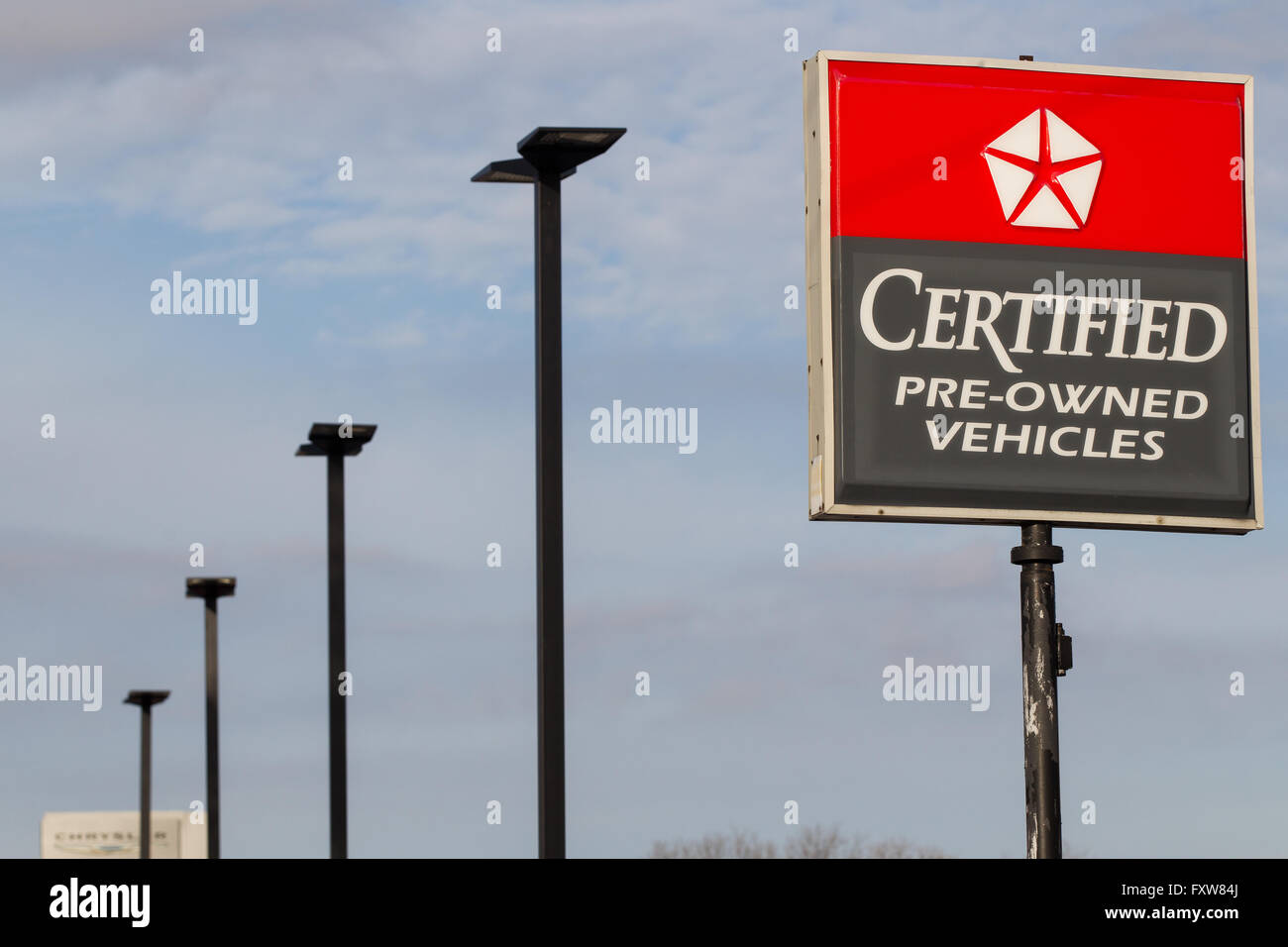 Doge carrello concessionaria a Kingston, Ont., mercoledì gennaio 6, 2016. Foto Stock Doge carrello concessionaria a Kingston, Ont., mercoledì gennaio 6, 2016. Foto Stock