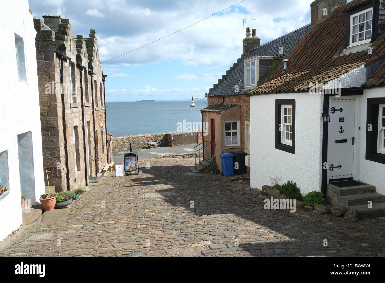 Crail Harbor East Neuk, Fife, Scozia Foto Stock