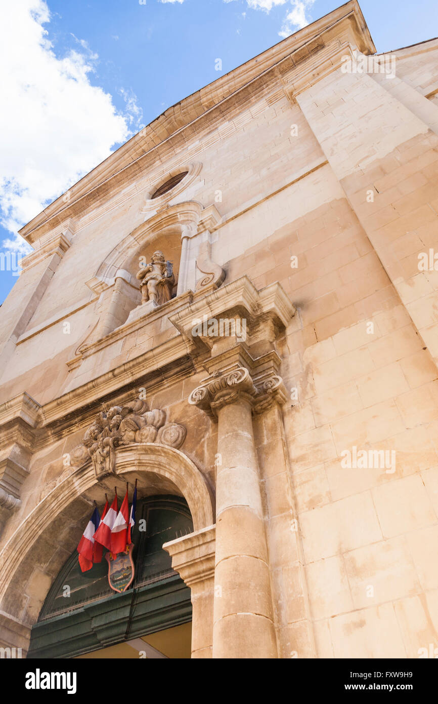 La cattedrale di Notre Dame de l'Assomption chiesa di Saint Tropez, Francia Foto Stock