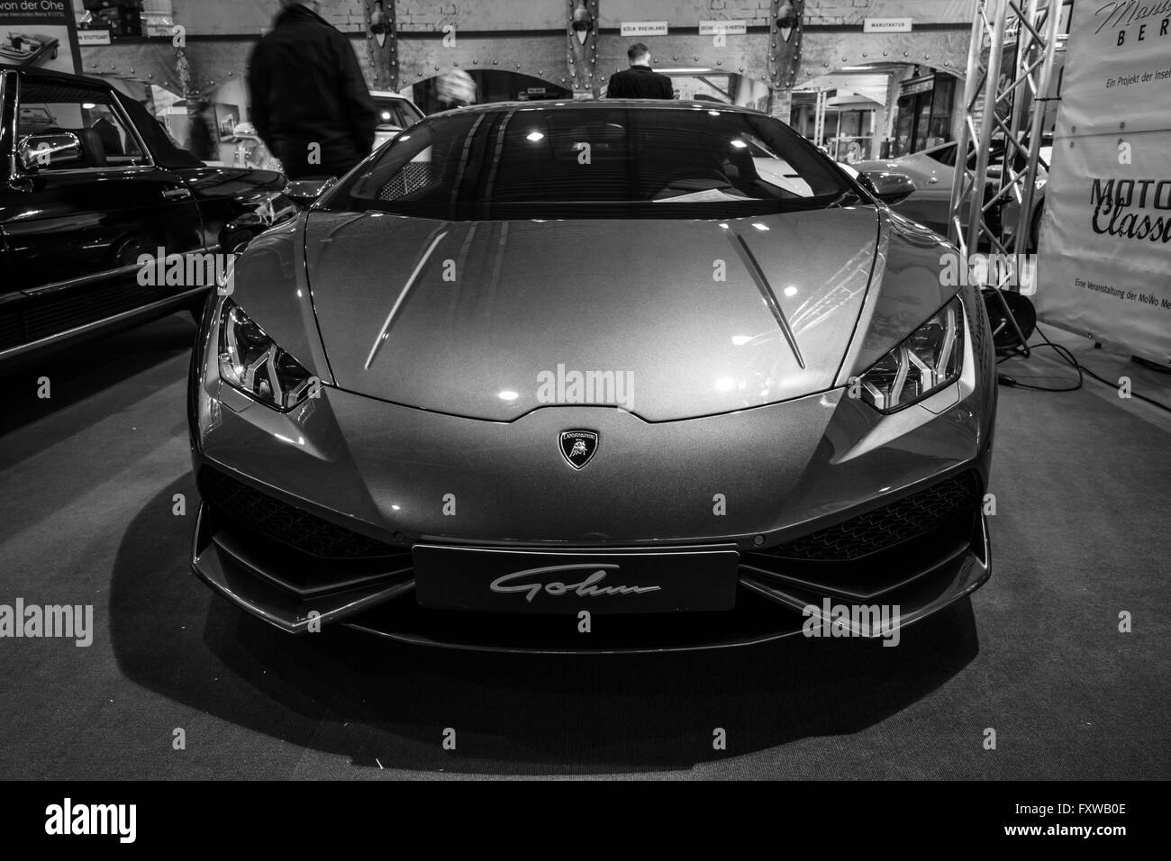 Auto sportive Lamborghini Aventador LP 750-4 superveloce Foto Stock