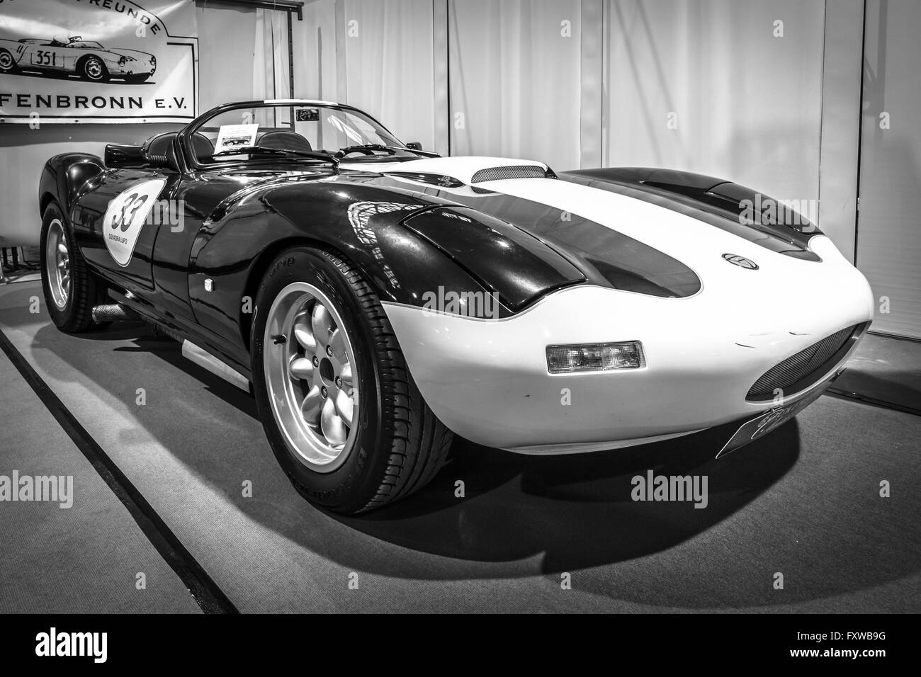 Racing car Ginetta G33 Limited, 1991. Foto Stock