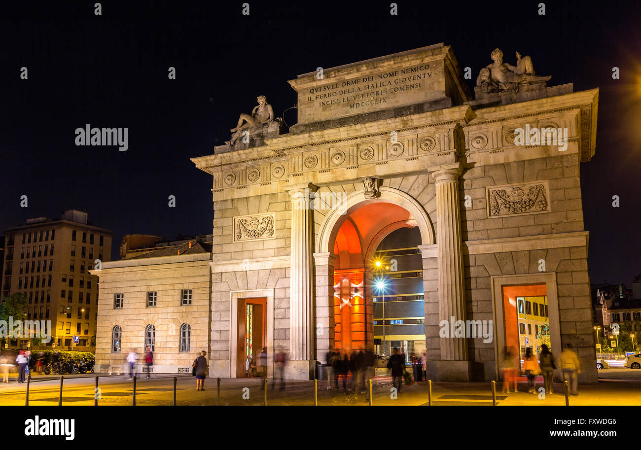 Milano Porta Garibaldi, Italia Foto Stock