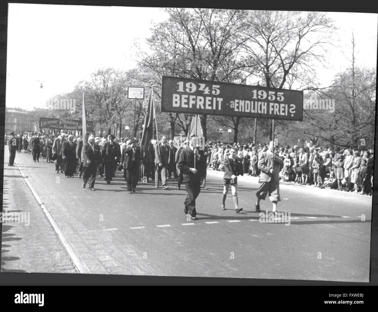 Erster Mai 1955 Foto Stock