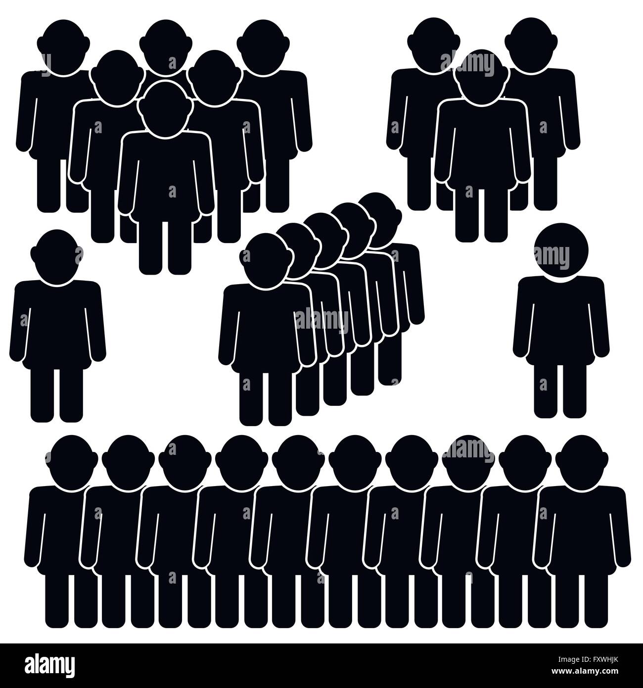 Persone icona Conversazione Illustrazione Vettoriale