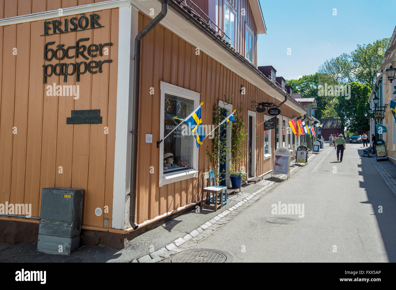 Sigtuna - la città più antica della Svezia Foto Stock