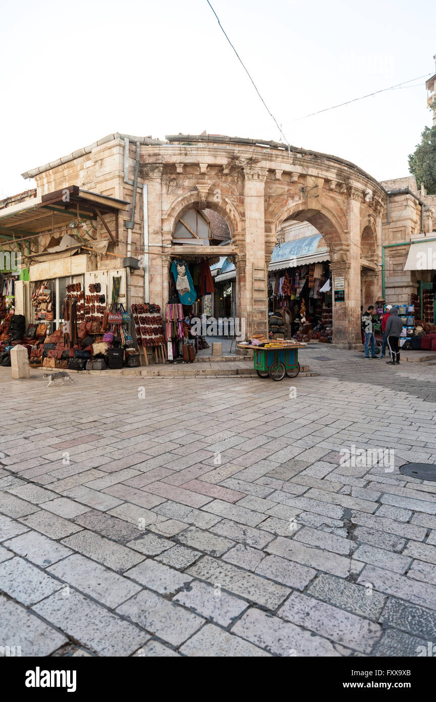 Israele, Gerusalemme, del mercato nella città vecchia Foto Stock