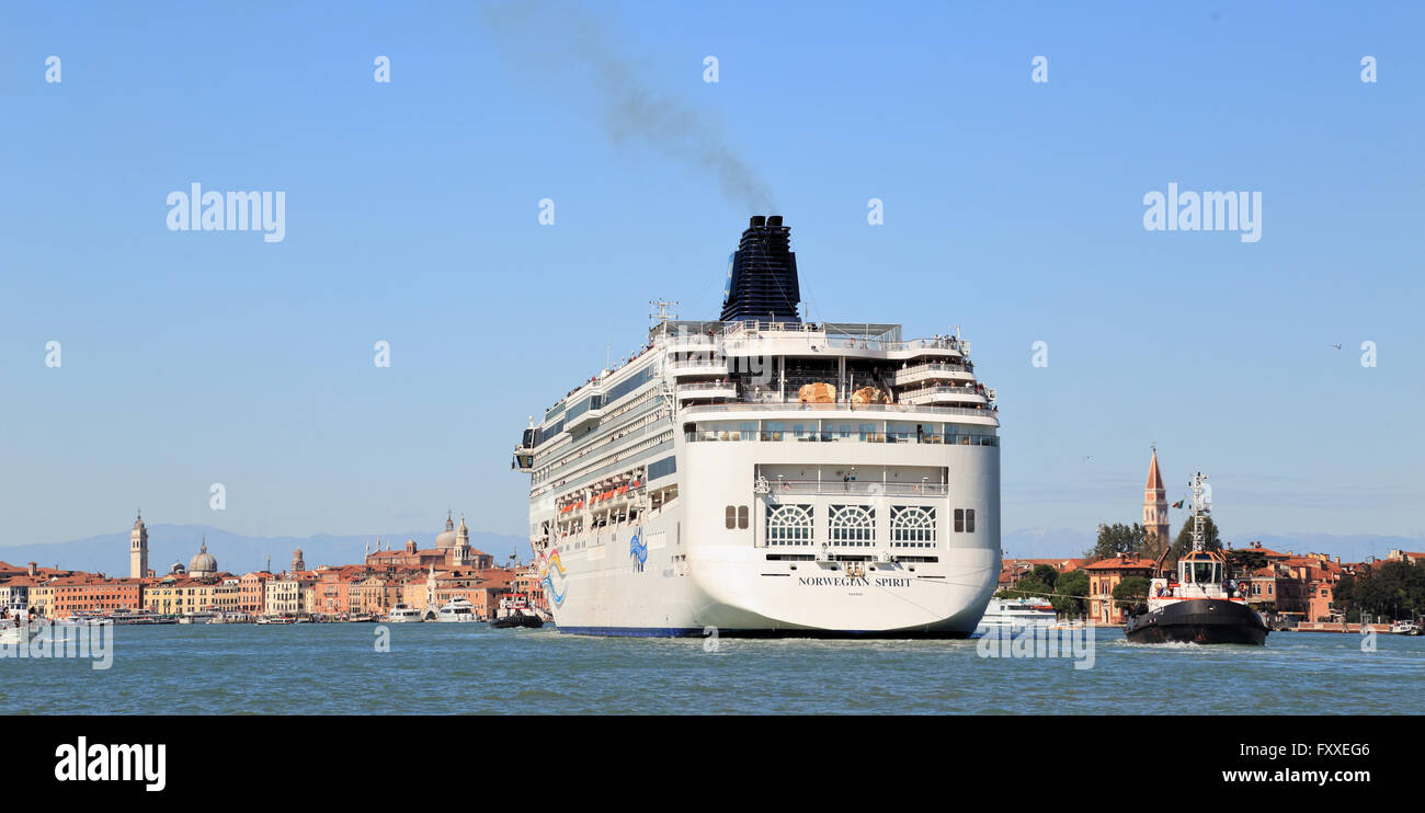 La nave di crociera norvegese Spirito, Norwegian Cruise Line, IMO 9141065 Foto Stock