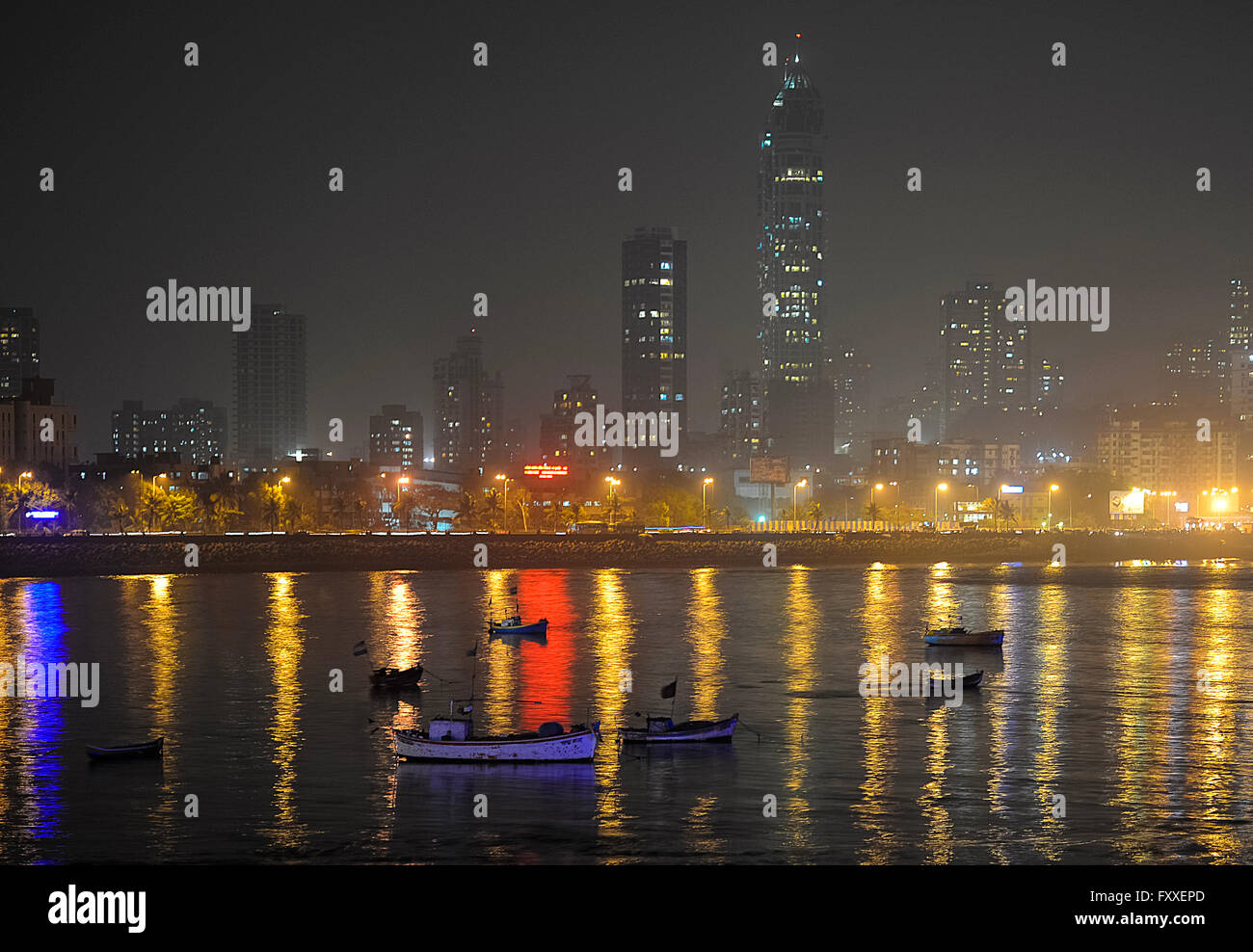 India Mumbai Bombay smog Foto Stock